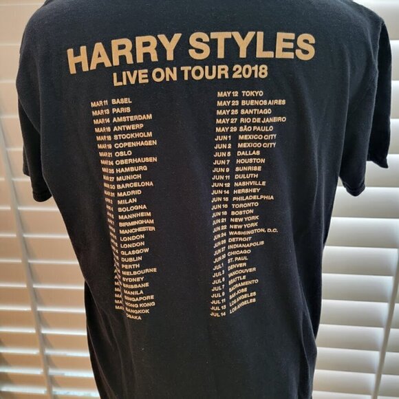 Harry Styles 2018 Tour Concert T Shirt Size L - Picture 3 of 9